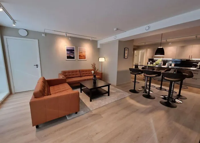 Apartament Stylish 3-bedroom With Modern Amenities Near Center Stavanger